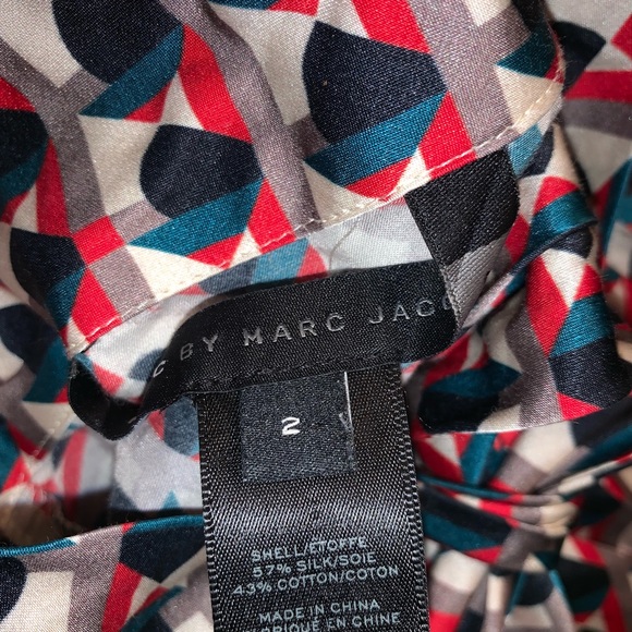 🎄Marc By Marc Jacob Silk Blouse size 2 - Picture 8 of 8